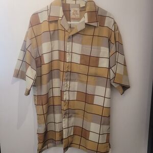 Old Skool Mens Large Casual Button Up Shirt